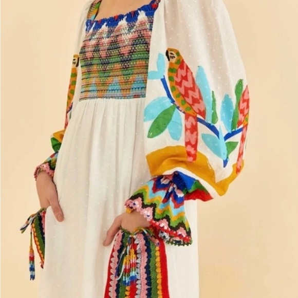 Farm Rio Colorful Patterned Maxi Dress - Picture 2 of 8